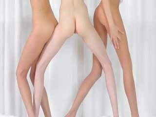 Three girls three Pretty vaginas