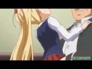 Krūtinga hentai mokinukė assfucked į as klasė