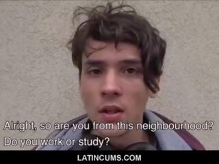 Latincums&period;com - μικροσκοπικός νέος λατίνο έφηβος/η μαθητής jael πατήσαμε με μυς για λεφτά