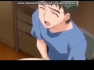 Anime dospívající dívka značky zábava souložit v lůžko