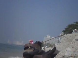 Rus Public Masturb Beach Flash Watching Girl 59
