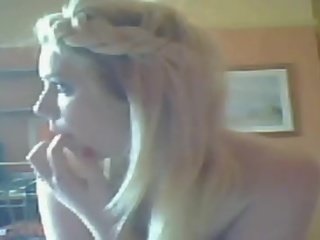 Blondine barbie op chatroulette 2