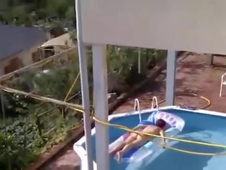 Perfect Ass In Pool