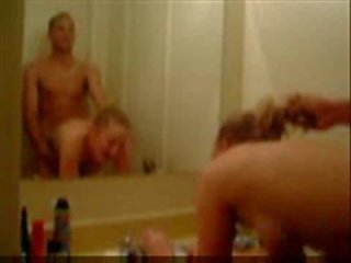 Hogeschool koppel badkamer seks video-