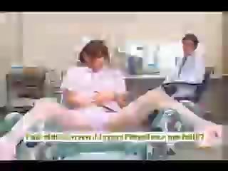 Akiho yoshizawa seksowne azjatyckie pielęgniarka cieszy się dokuczanie the doktor