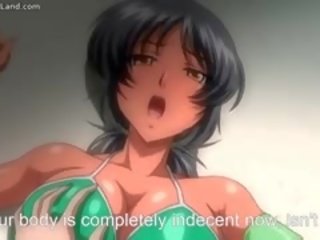 Rinnakas anime teismeline sisse seksikas ujumistrikoo jizzed part6