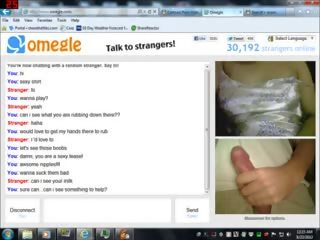 Omegle Cum For Lady In Lingerie